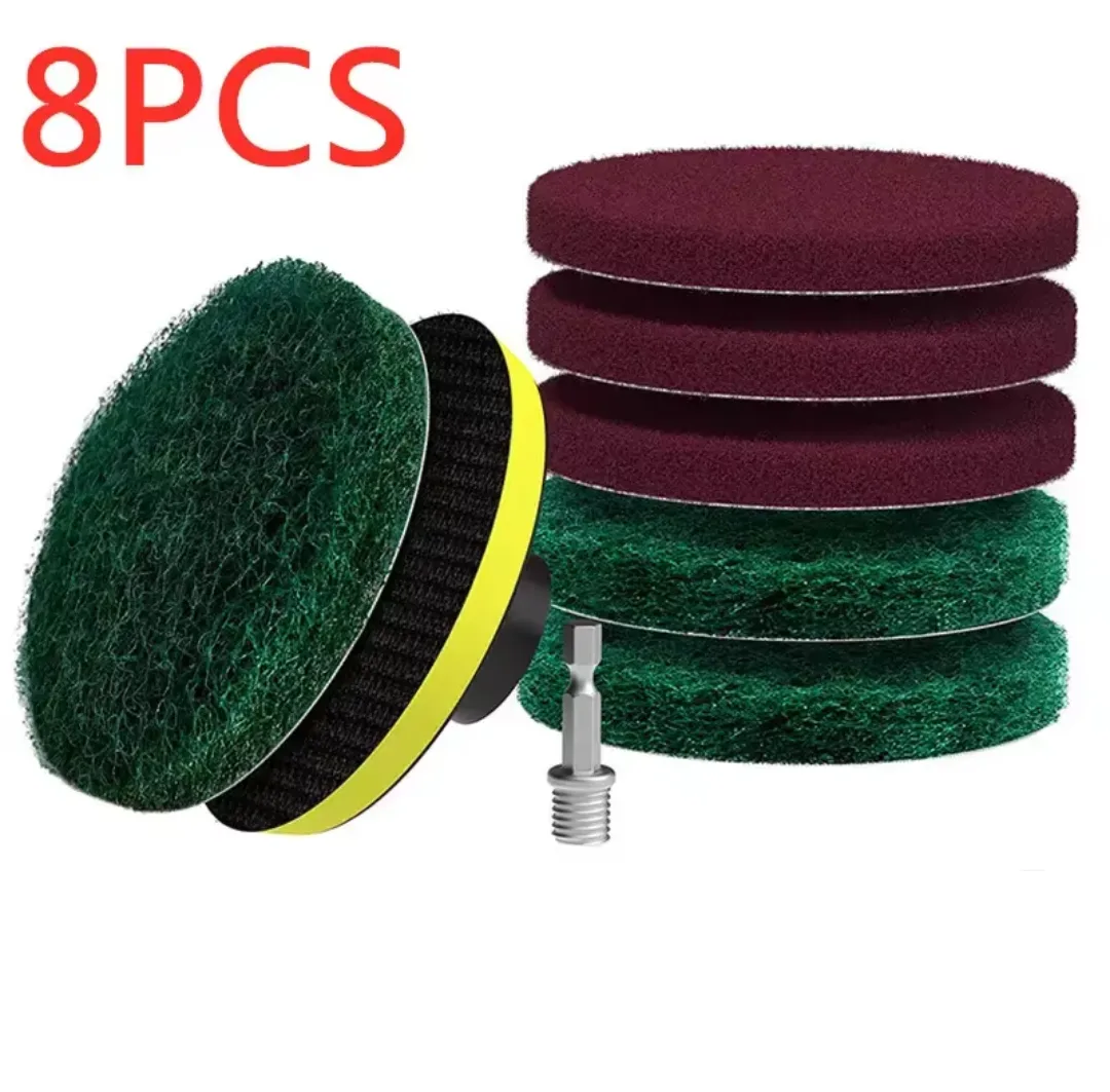 8-Piece Drill Power Brush Tile Scrubber Kit thumbnail