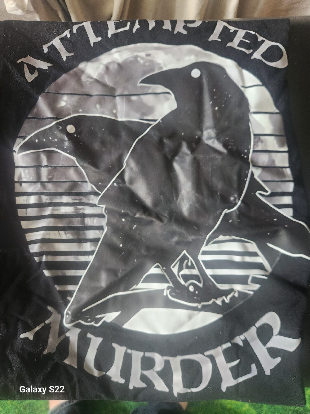 Attempted Murder Crow Graphic Tee