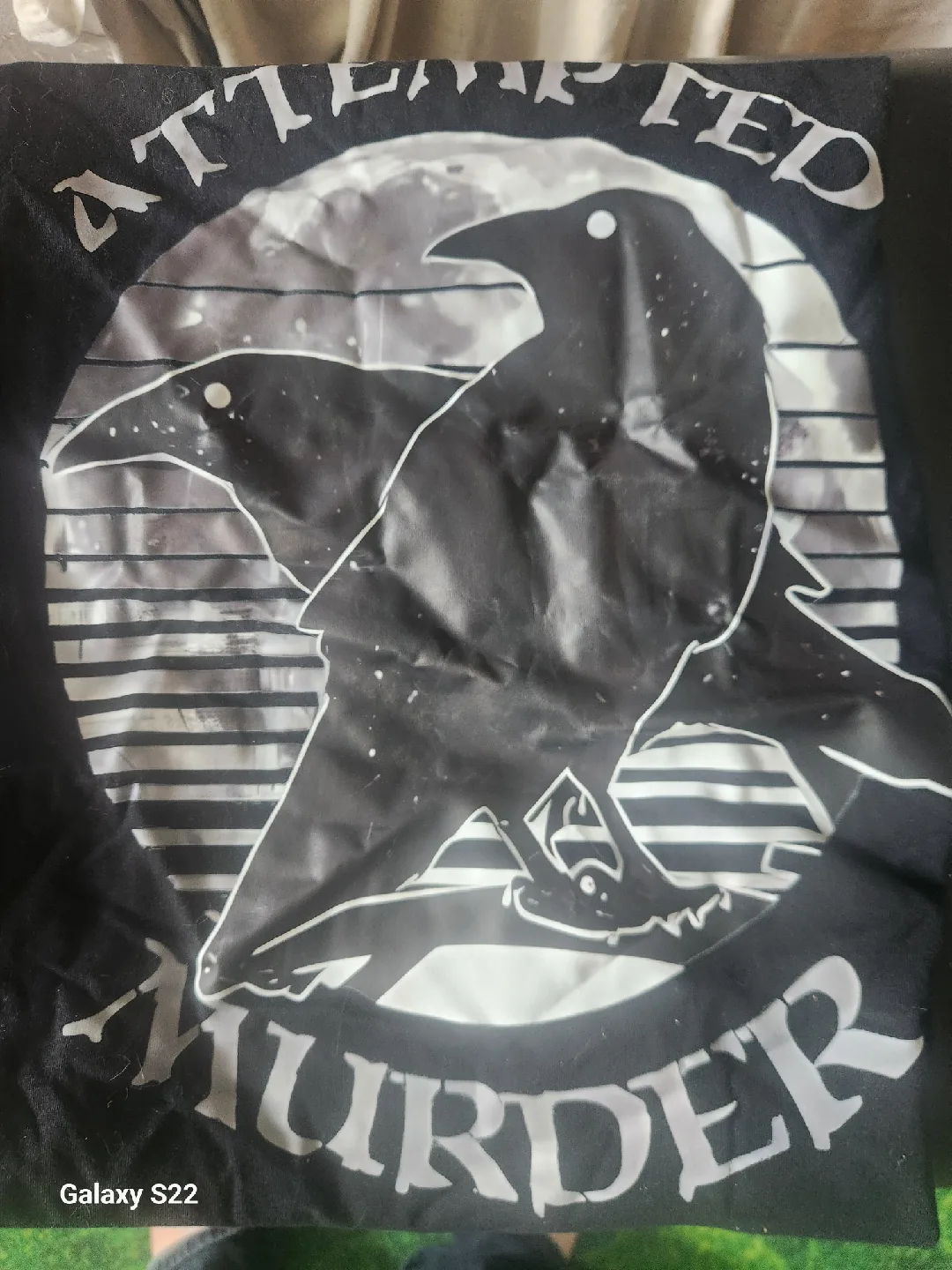 Attempted Murder Crow Graphic Tee thumbnail