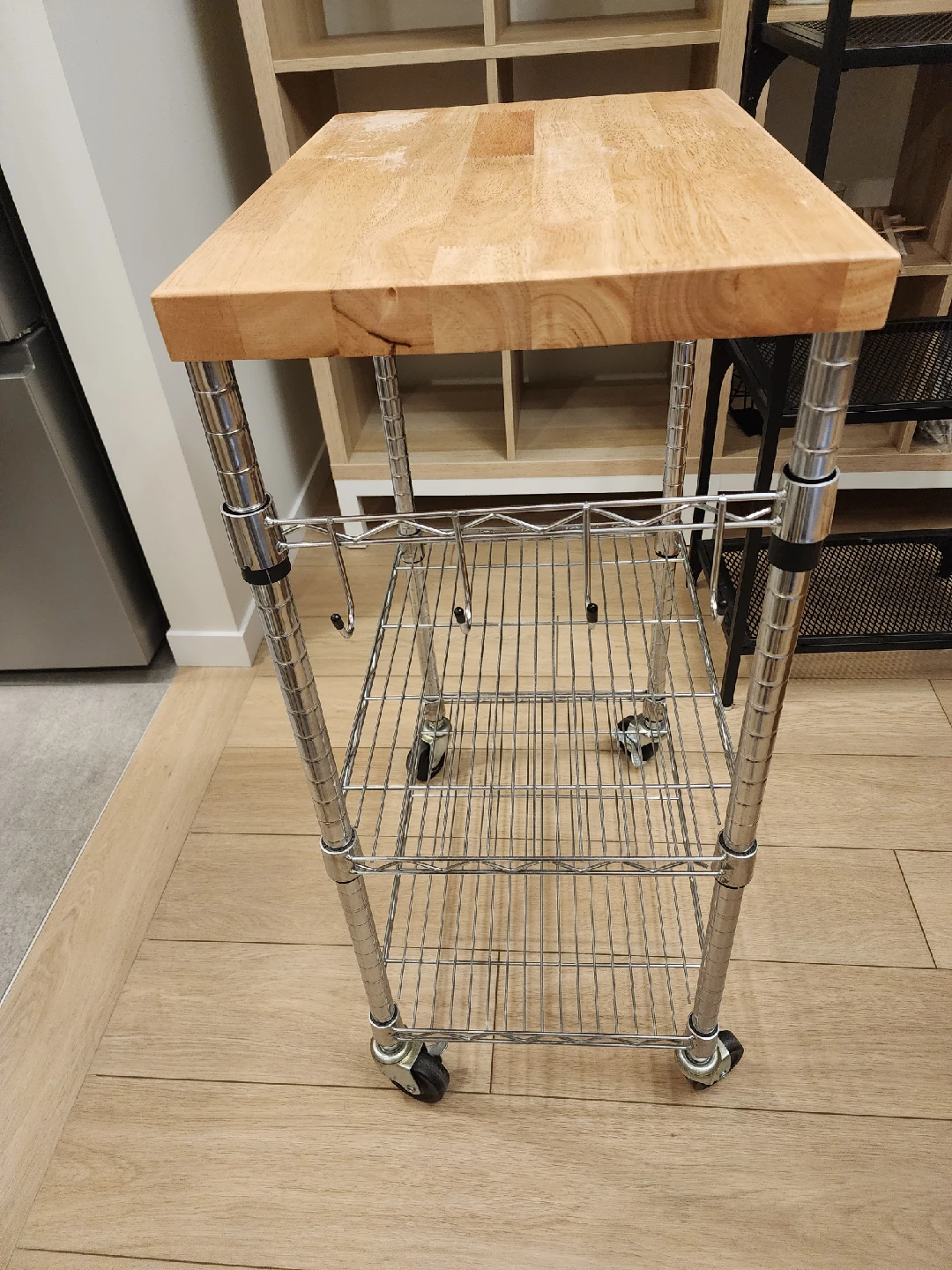 Kitchen Rolling Microwave Cart - photo 3