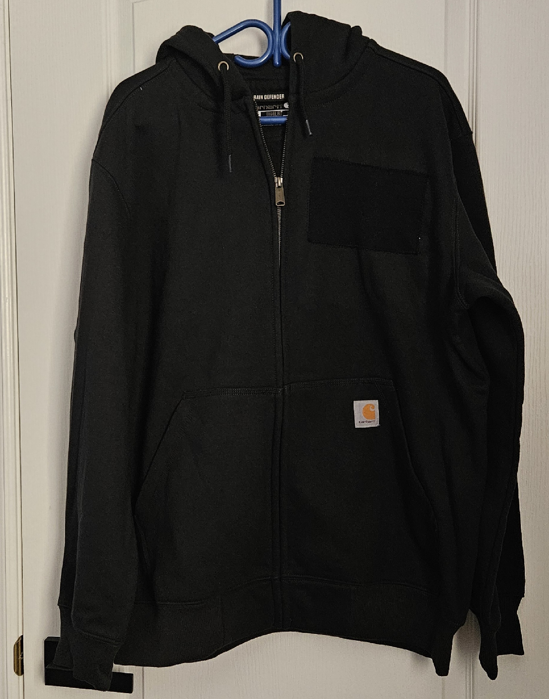 Carhartt Rain Defender Black Zip Hoodie Large - photo 3