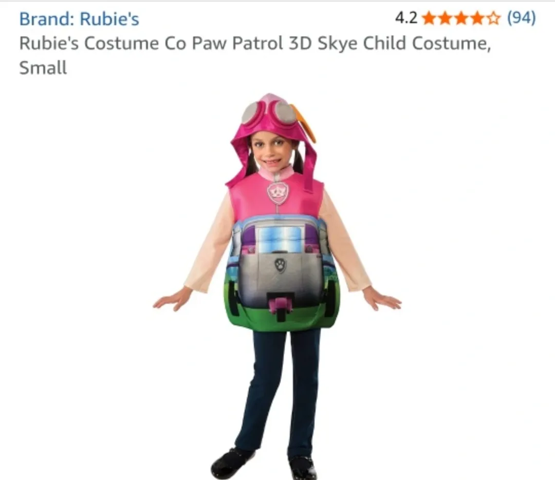 Paw Patrol Skye Costume - Size Small image indicator(3)