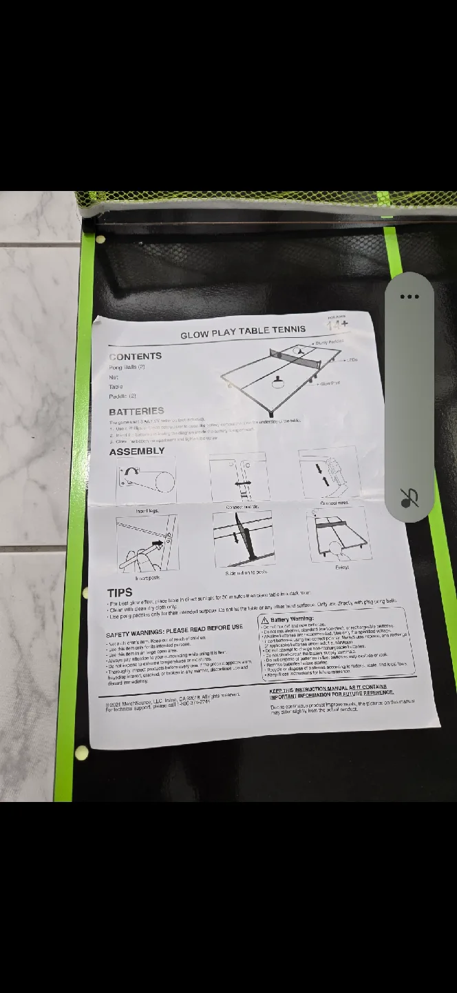40 inch kids table tennis table top game image indicator(5)