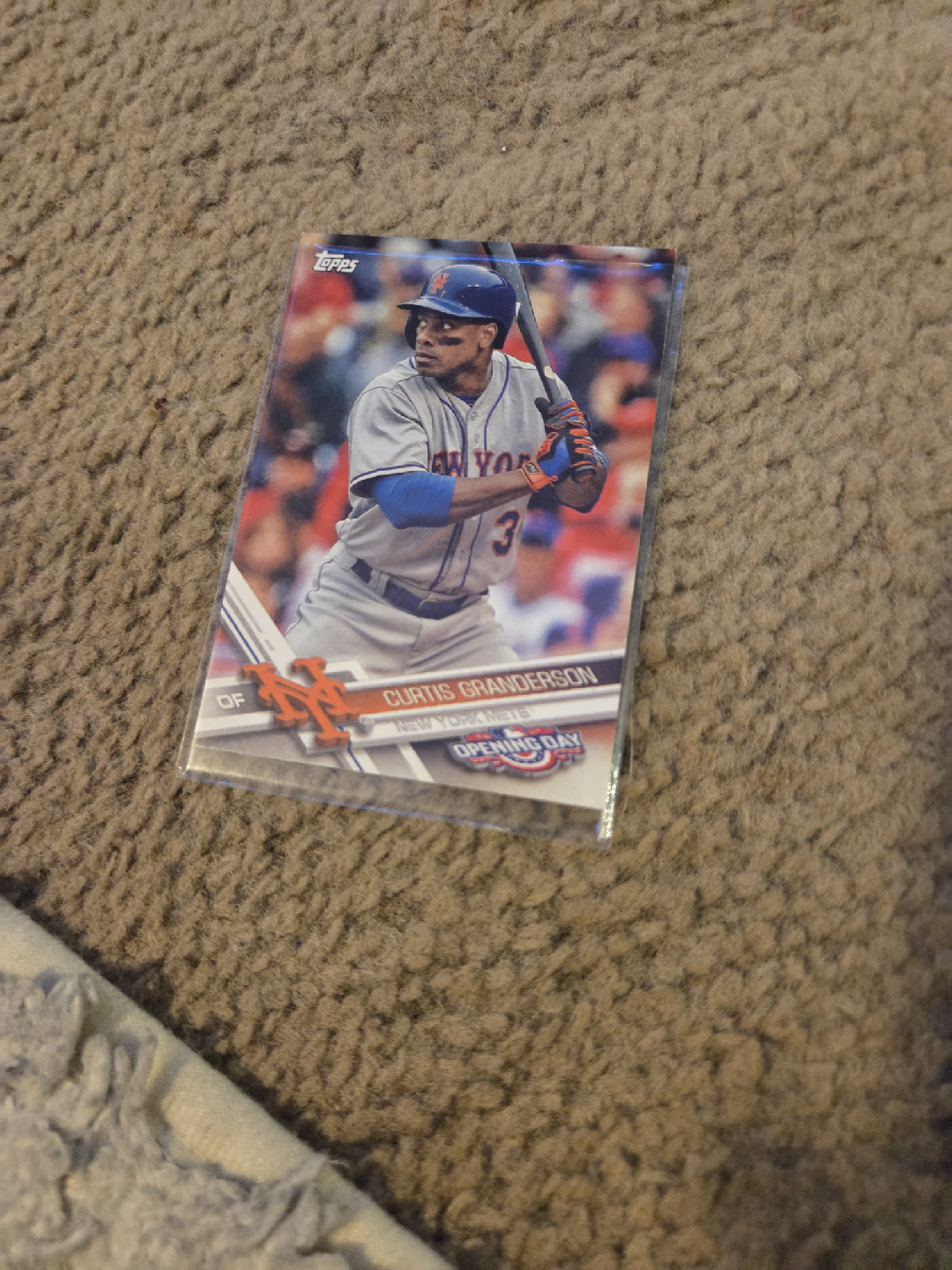 Curtis Granderson Topps Baseball Card