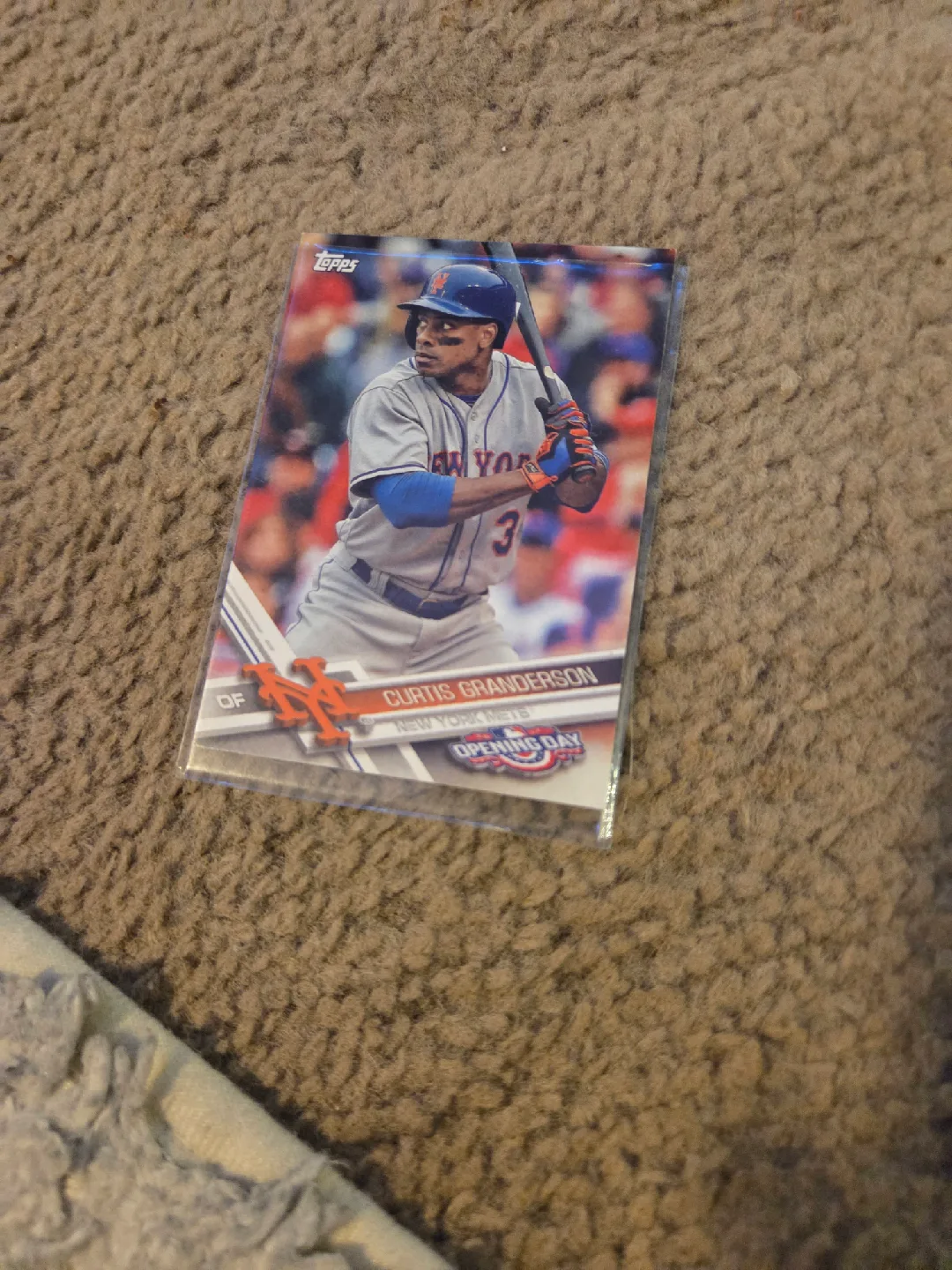 Curtis Granderson Topps Baseball Card thumbnail