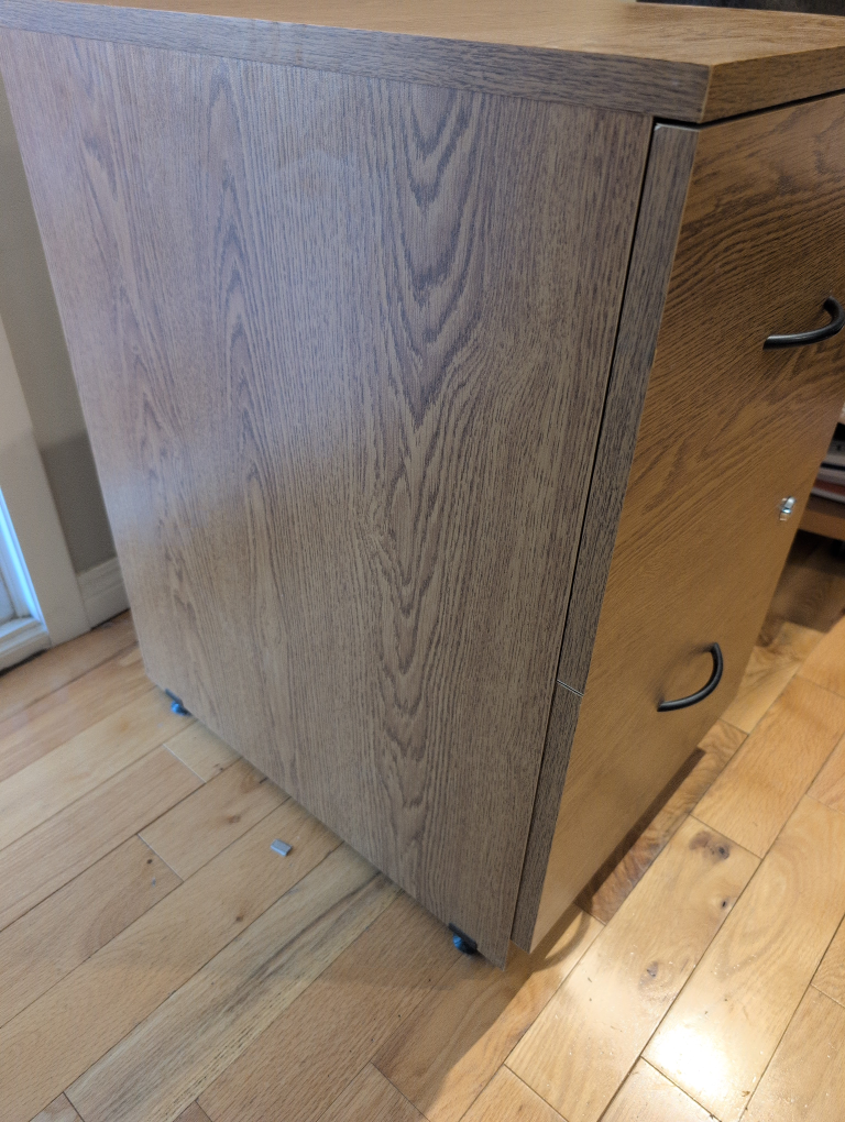 Two-Drawer Oak Filing Cabinet - photo 4