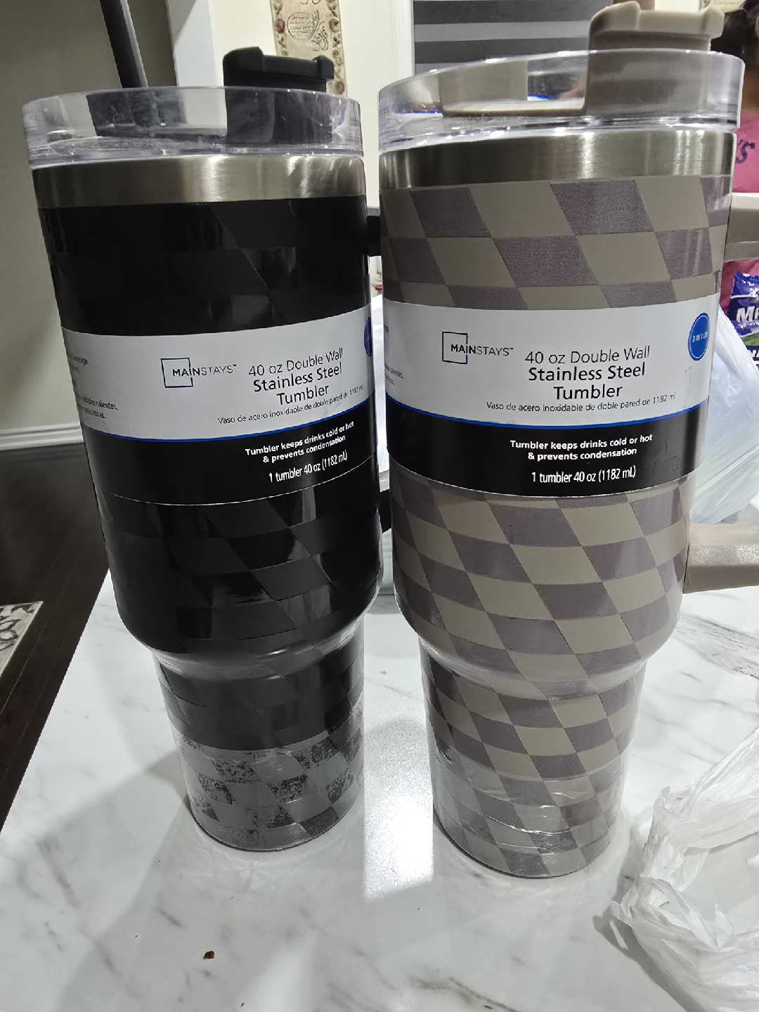 Mainstays 40oz Double Wall Stainless Steel Tumbler $20 ea - photo 3