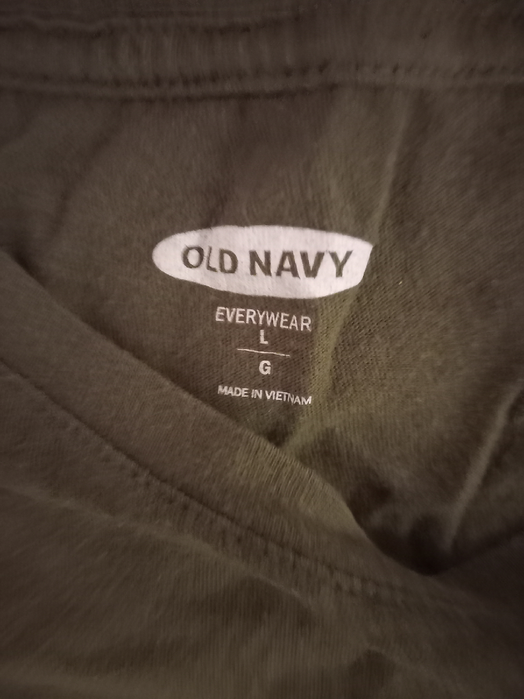 Old Navy Olive Green T-Shirt - Size L - photo 2