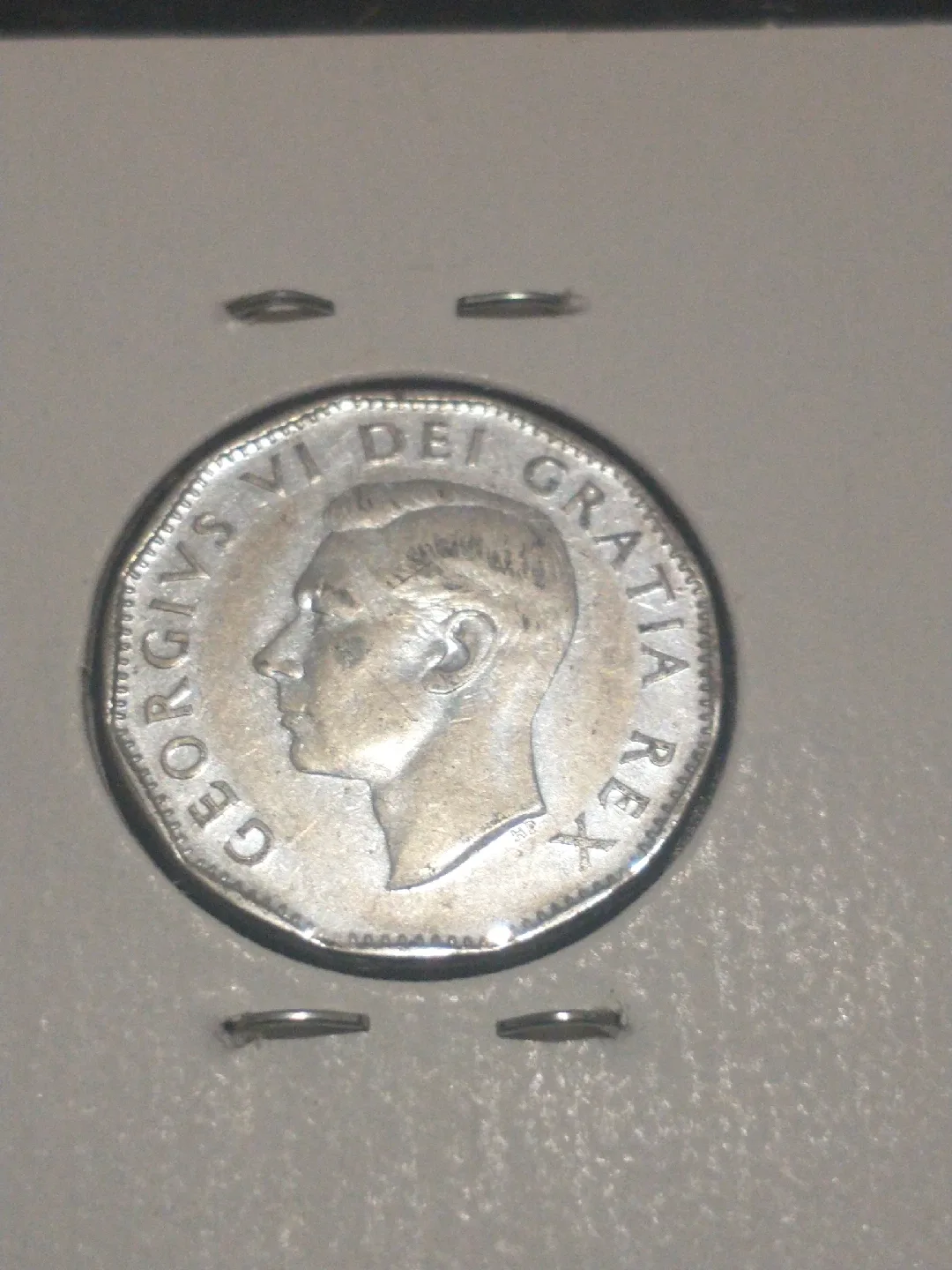 1952 Canada George VI steel nickel KM #42a image indicator(2)