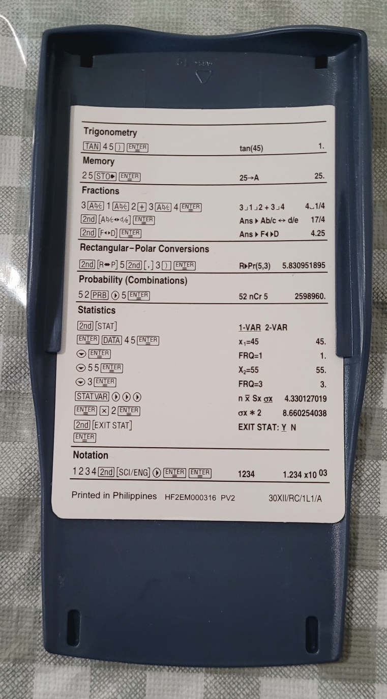 Texas Instruments TI-30XIIS Calculator - photo 4