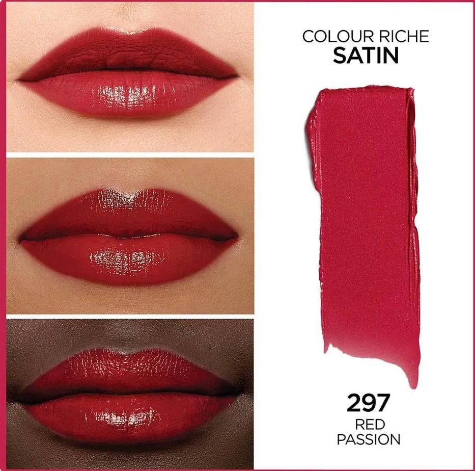L'Oreal Colour Riche Satin Lipstick 3 for $11 image indicator(3)