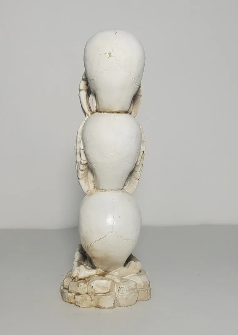 New Skull Stack Holiday Home Décor 8 Inches image indicator(4)