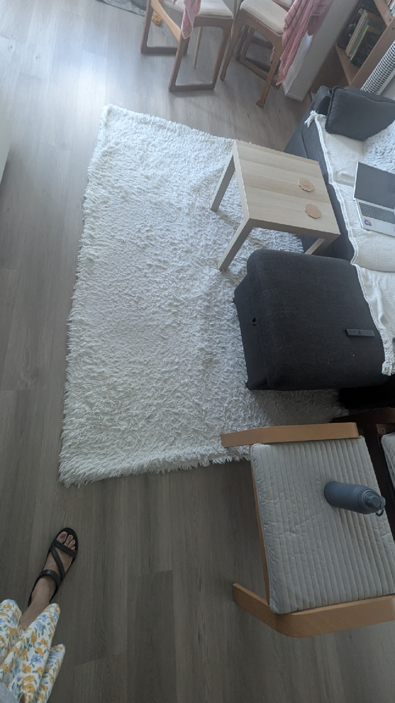 White washable rug - photo 3