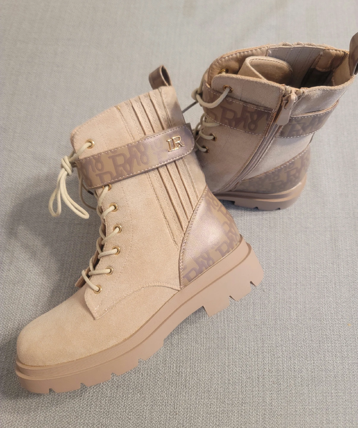 River Island Beige Ankle Boots - Size 38 - photo 3