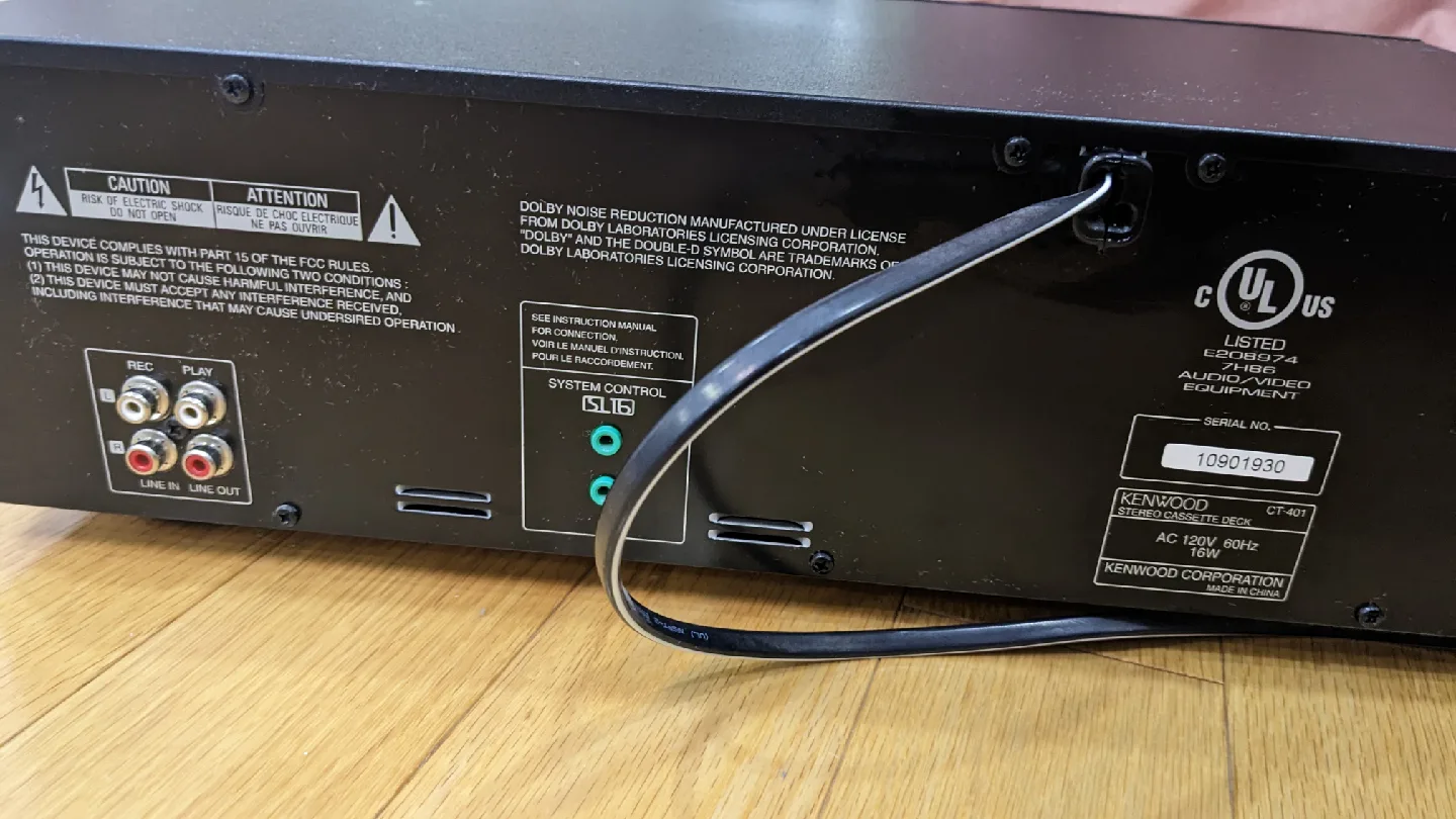 Kenwood CT-401 Stereo Double Cassette Deck image indicator(4)