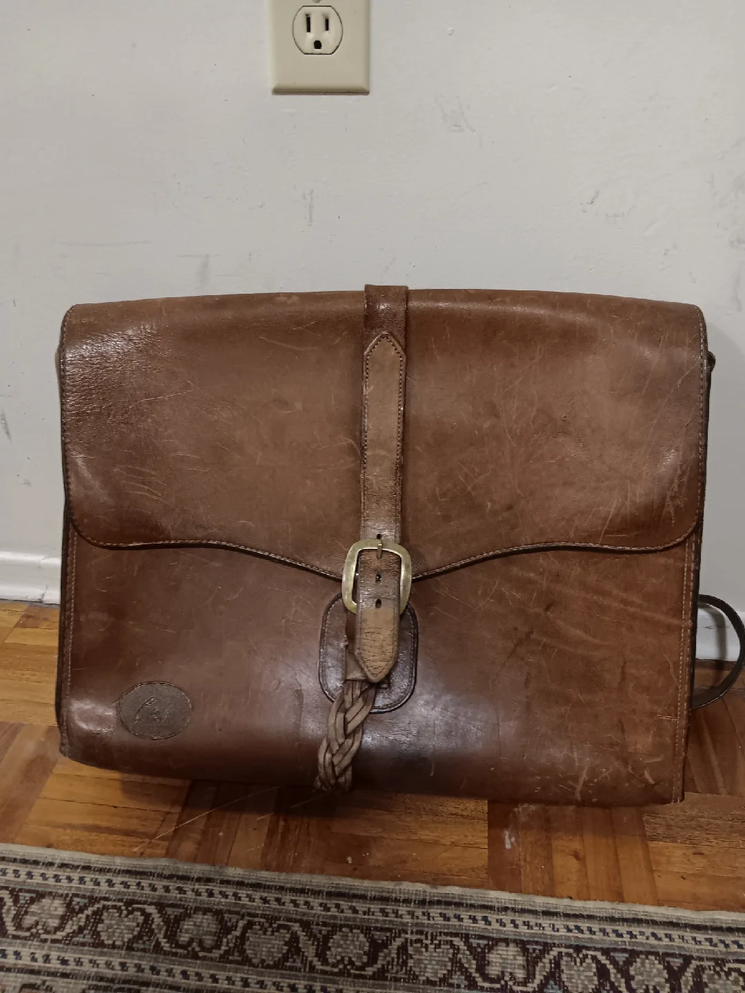 Jekyll & Hide Custom Leather Briefcase thumbnail