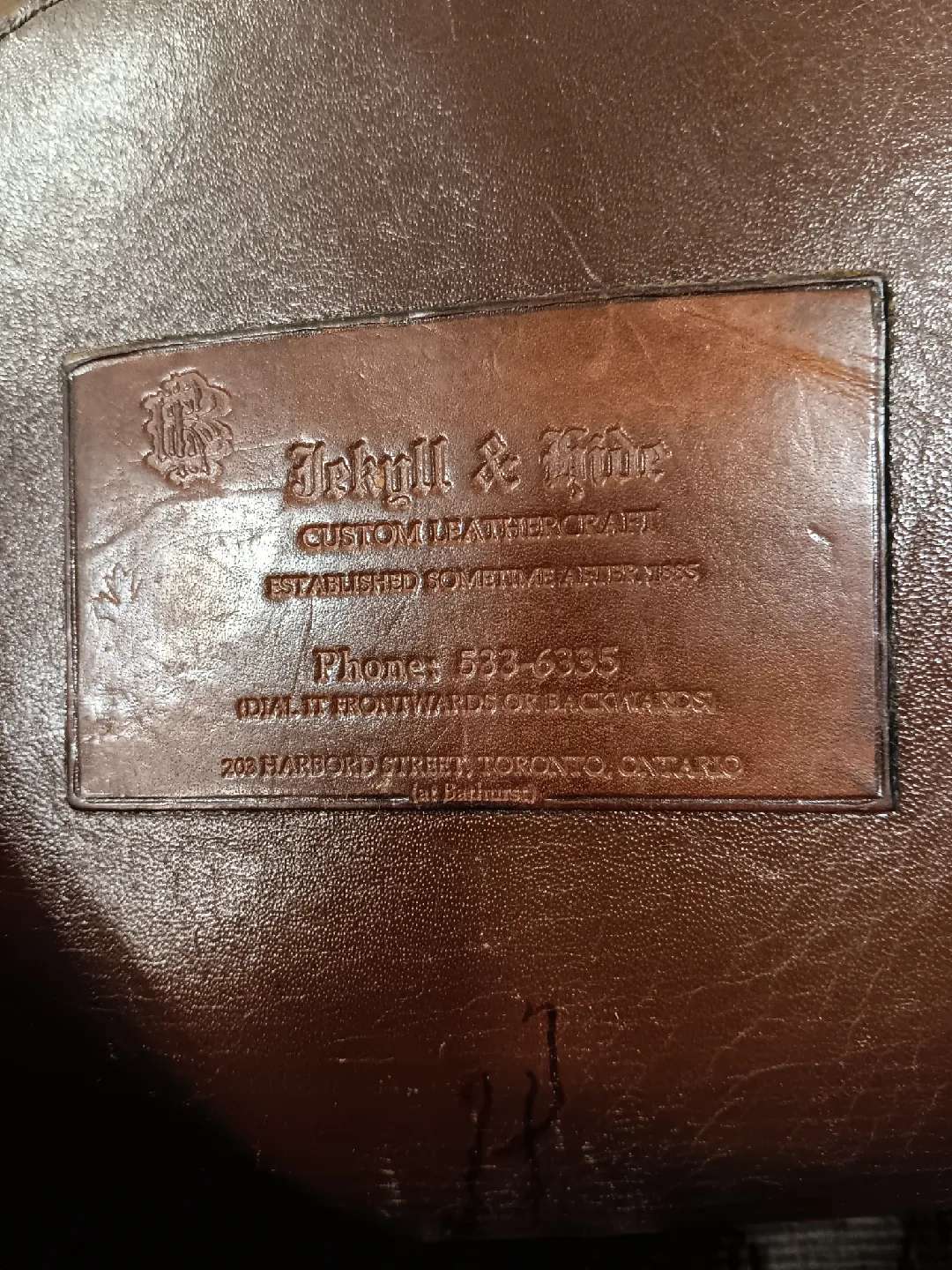 Jekyll & Hide Custom Leather Briefcase image indicator(3)