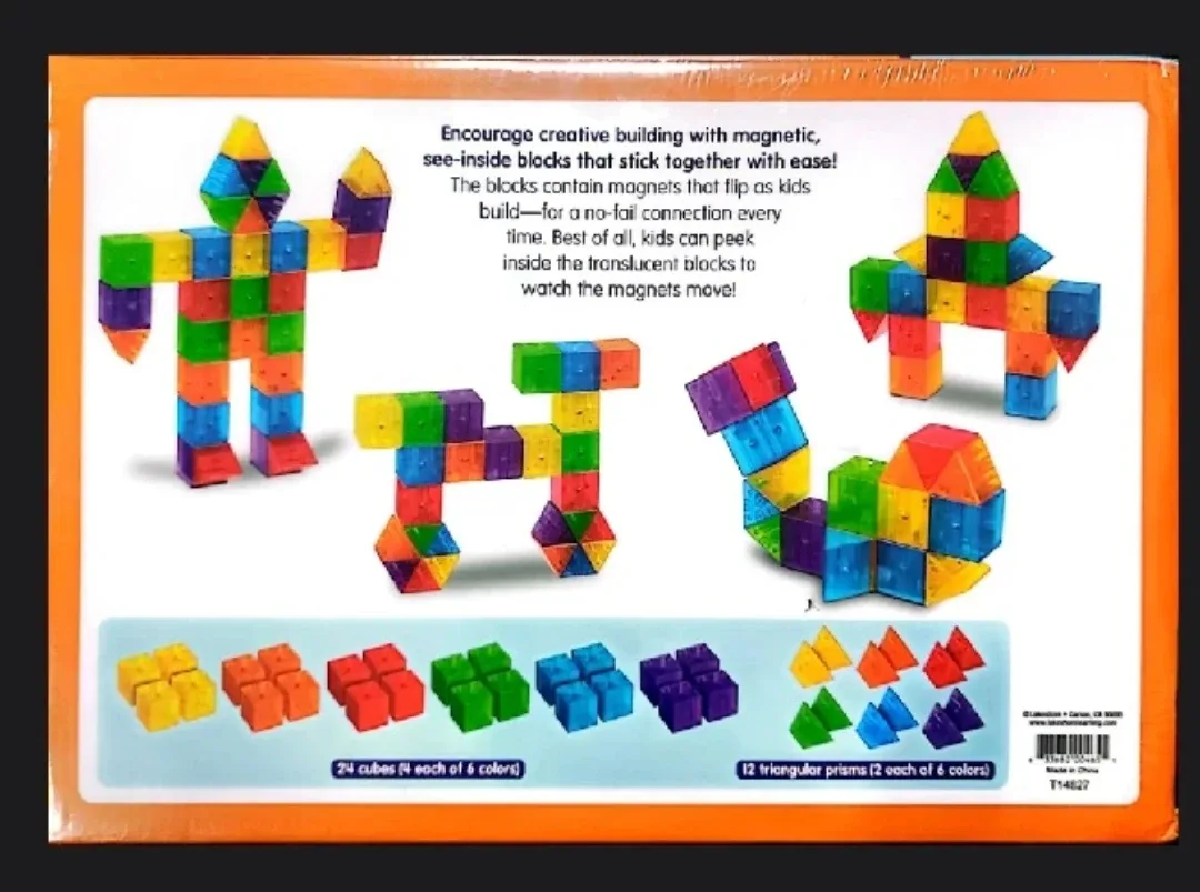 Lakeshore See-Inside Magnetic Blocks - 36 Pieces image indicator(3)