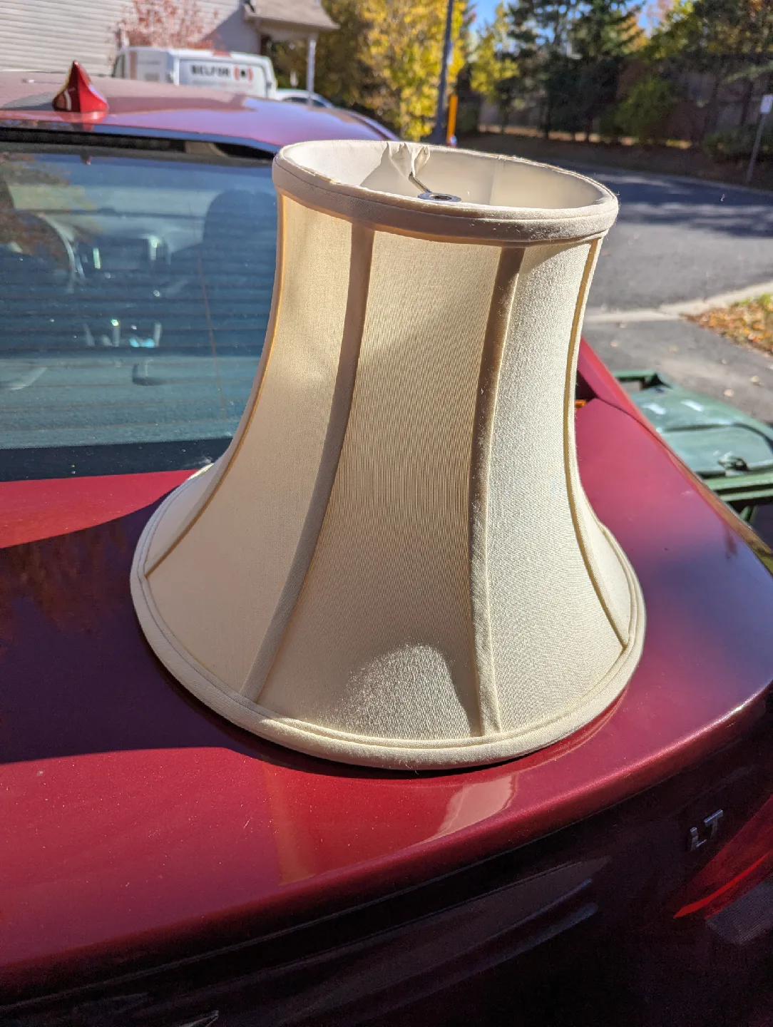 silk Lamp Shade - Beige image indicator(2)