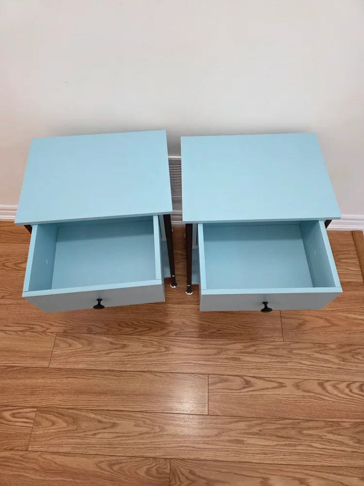 Trent Austin Design End Table - Light Blue Nightstand image indicator(5)