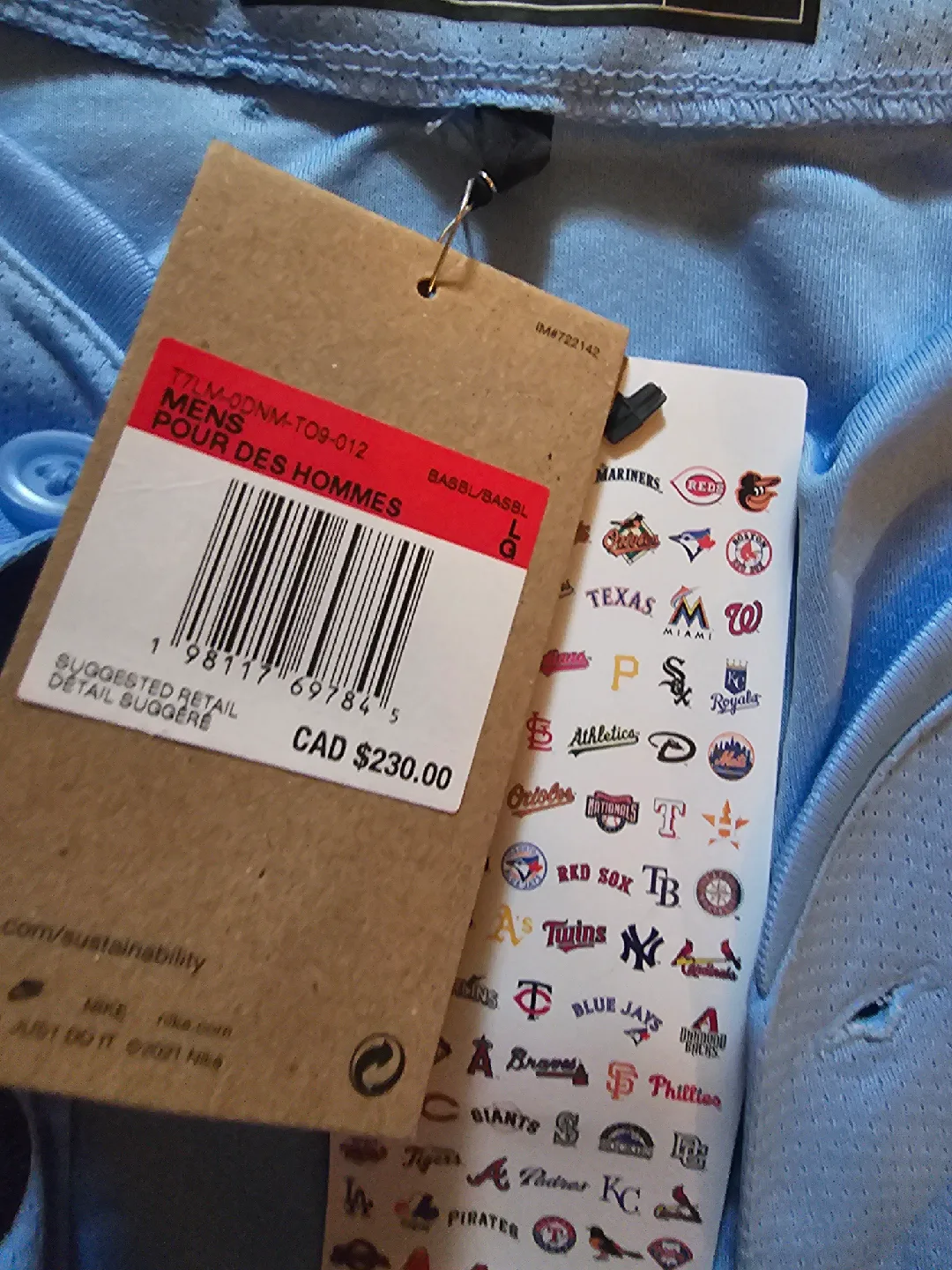 New Nike Blue Jays Bo Bichette Jersey, Men's Large image indicator(2)