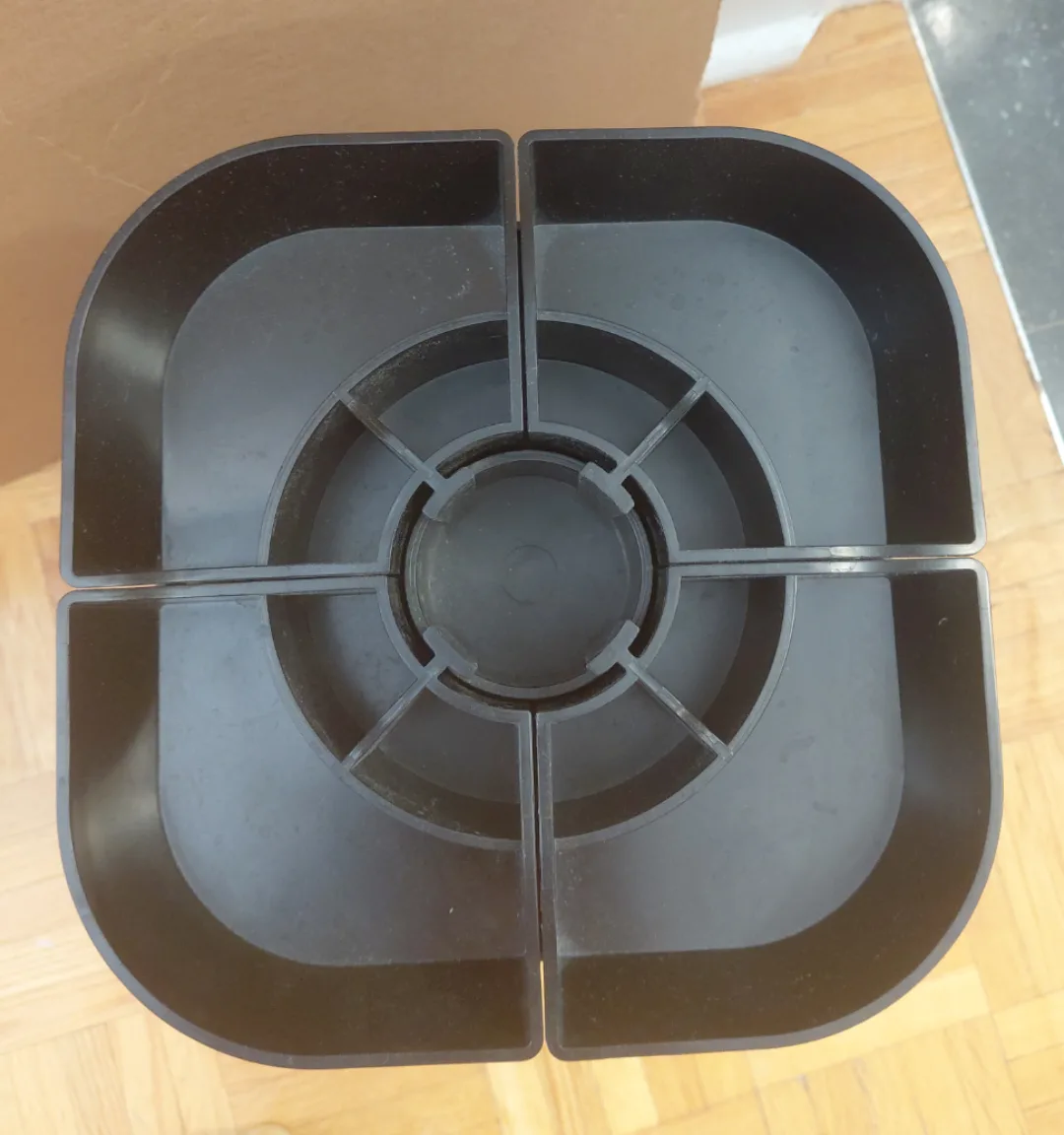 Rotating Makeup Organizer - Black image indicator(3)