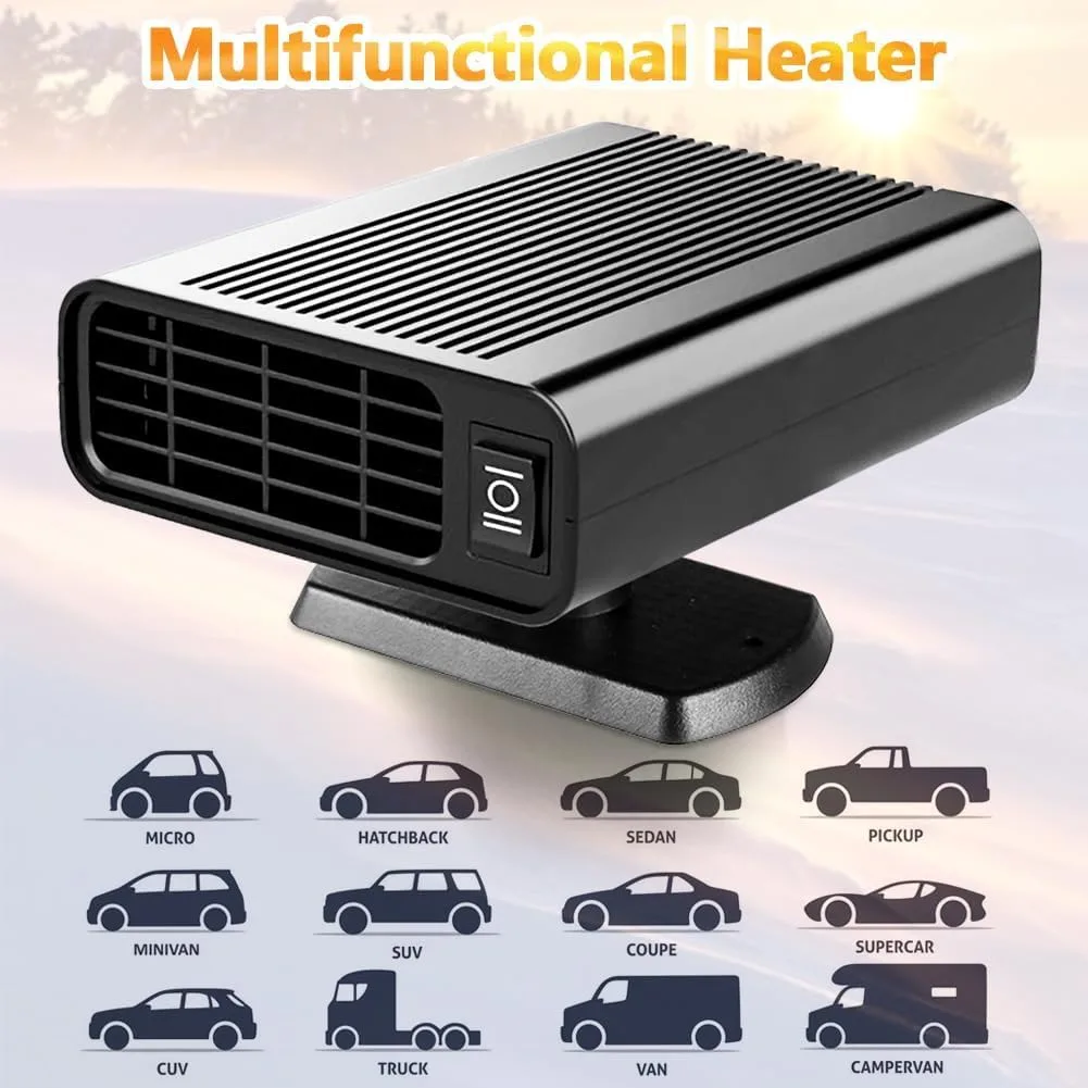 Car Heater, 12V Car Heaters for Vehicle Anti-Fog Plug image indicator(6)