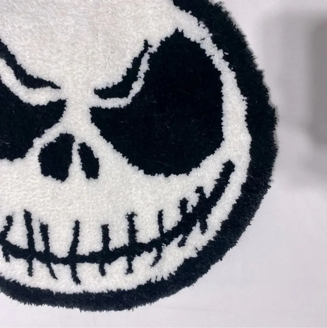 Handmade Nightmare Before Christmas Jack Skellington Rug image indicator(4)