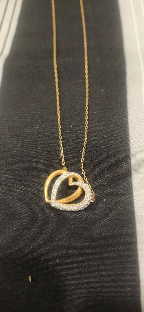 Swarovski Interlocking Hearts Necklace image indicator(2)