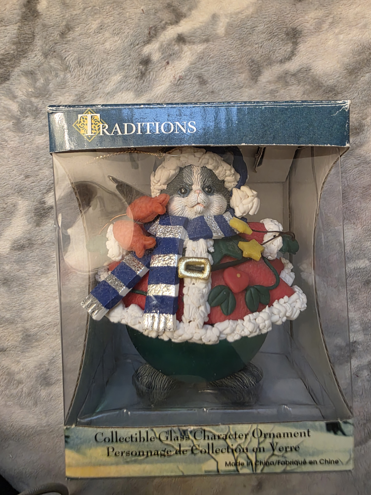 Traditions Collectible Glass Character Ornament