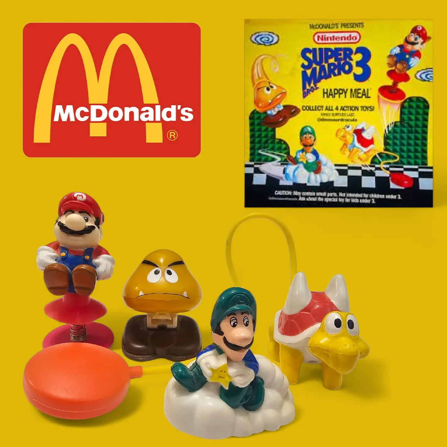 McDonald's Super Mario Bros 3 Happy Meal Toys