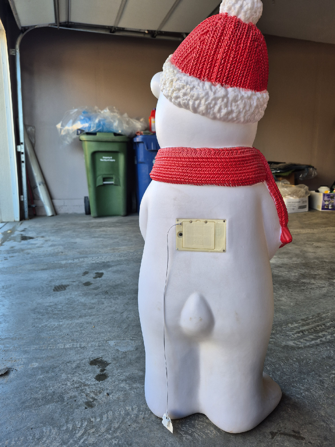 Christmas Blow Mold Polar Bear - photo 2