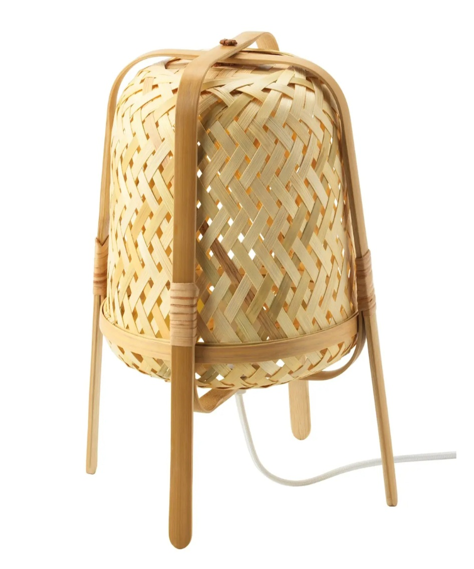 IKEA Bamboo Table Lamp Set - photo 2