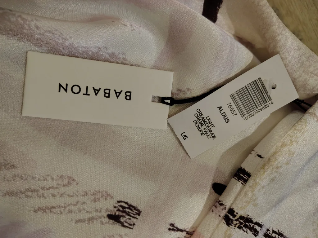 Babaton silky Shirt - Light Creme - Size L image indicator(3)