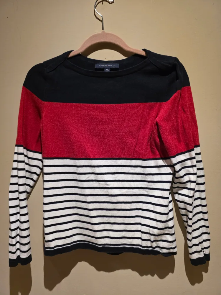 Tommy Hilfiger Striped Sweater - Size S thumbnail