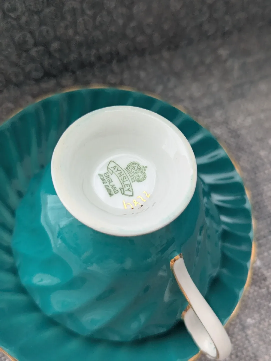 Aynsley England Fine Bone China Cup and Saucer image indicator(2)