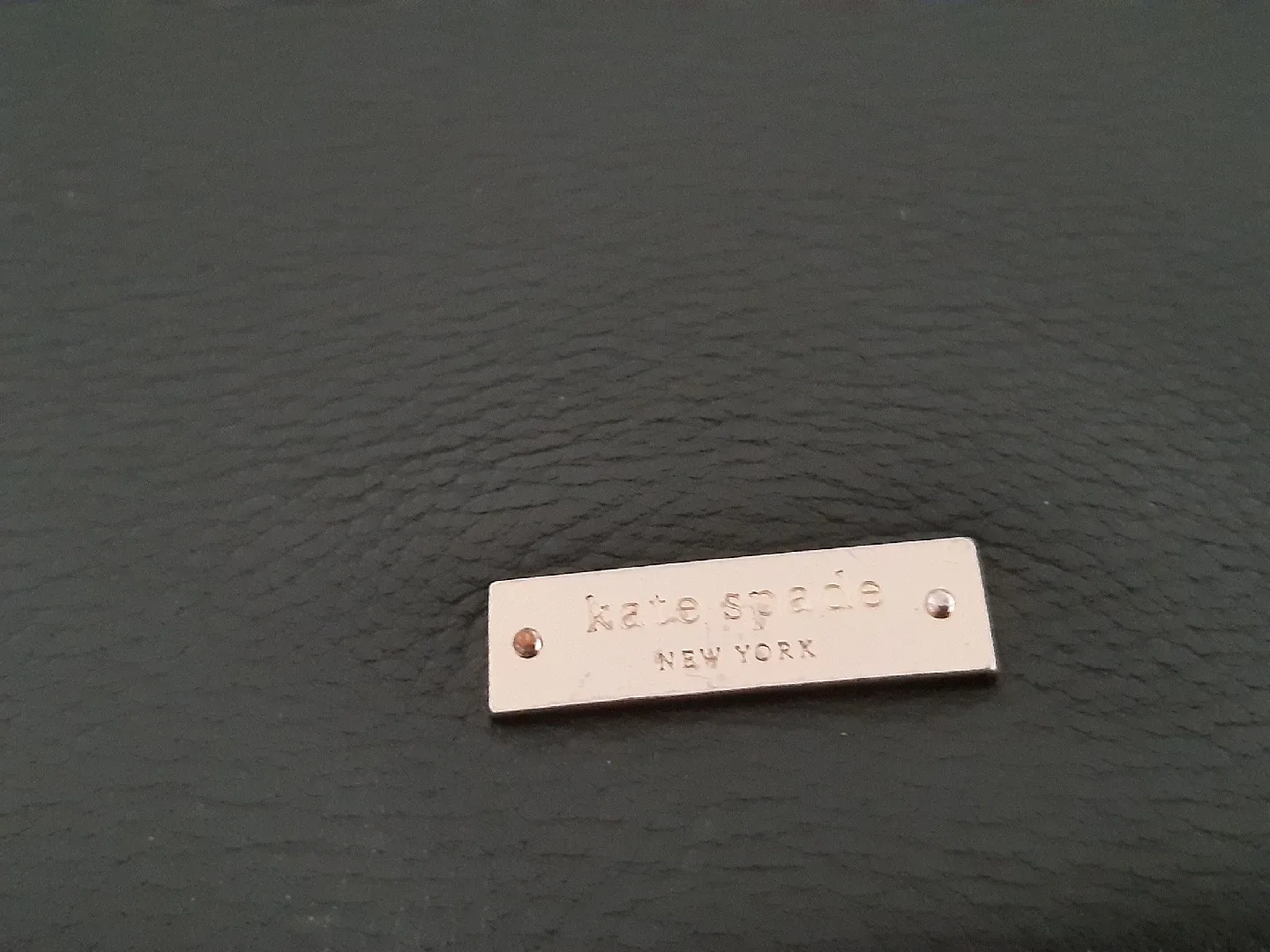 green Kate Spade Purse with bamboo handles image indicator(8)