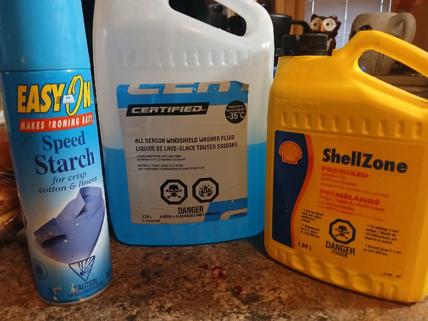 🥕 Easy-On Speed Starch & Windshield Washer Fluid and Antifreeze