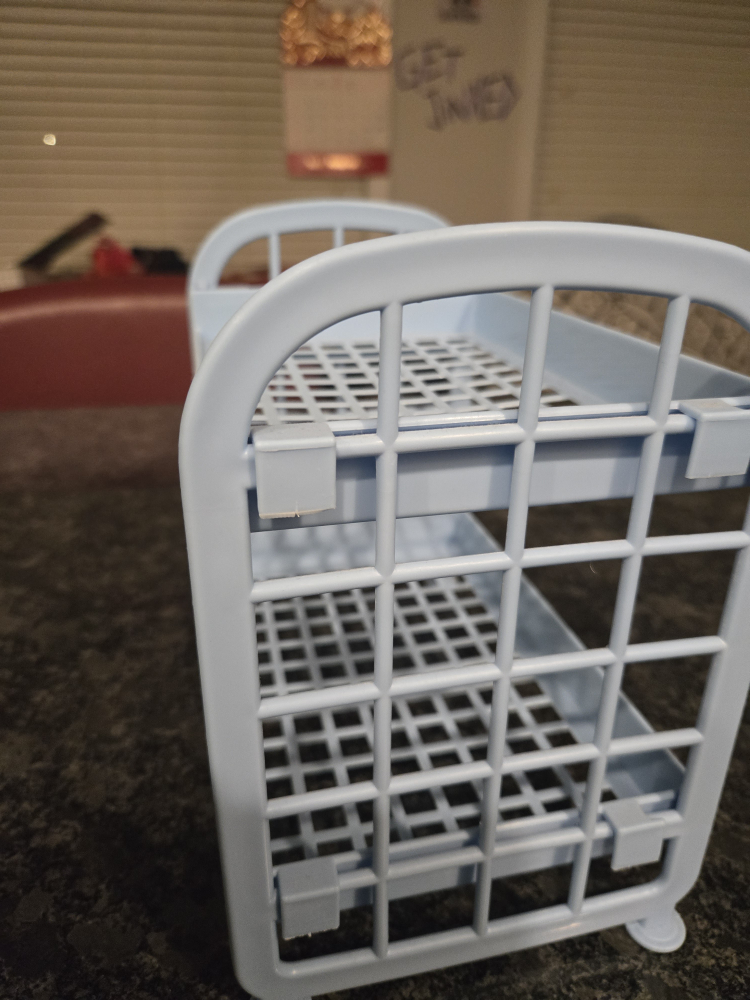 Light Blue 2-Tier Shelf - photo 2
