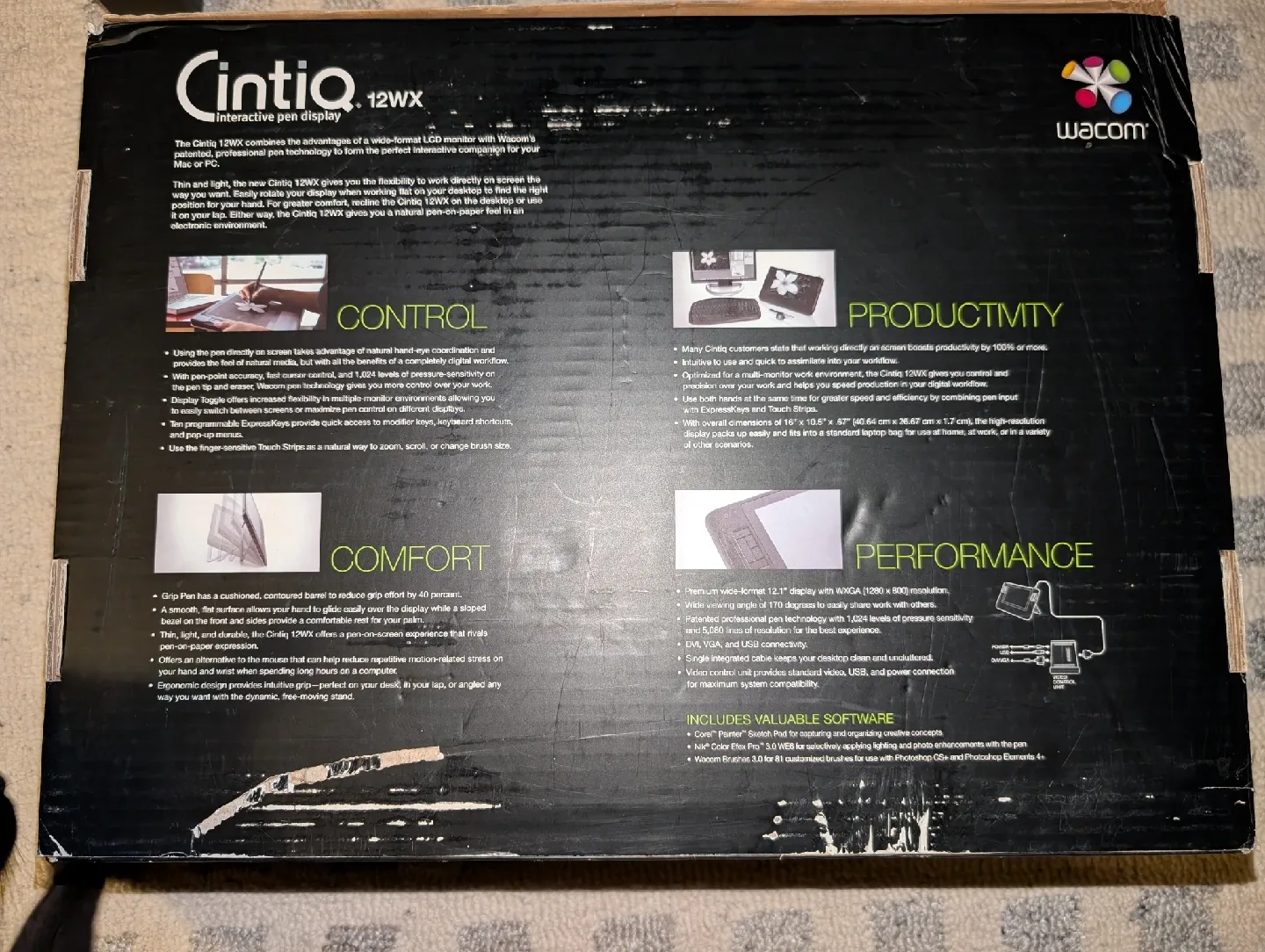Wacom Cintiq 12WX Interactive Pen Display image indicator(2)