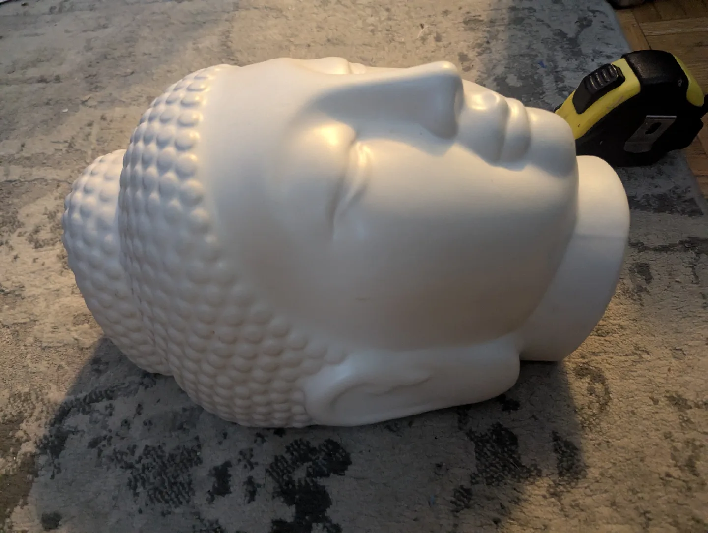 White Buddha Head wall Decor image indicator(2)