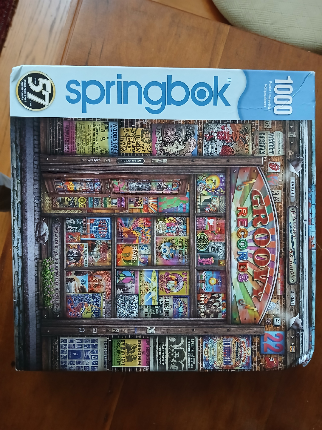 ❤️ Springbok "Groovy Records" 1000 Piece Puzzle