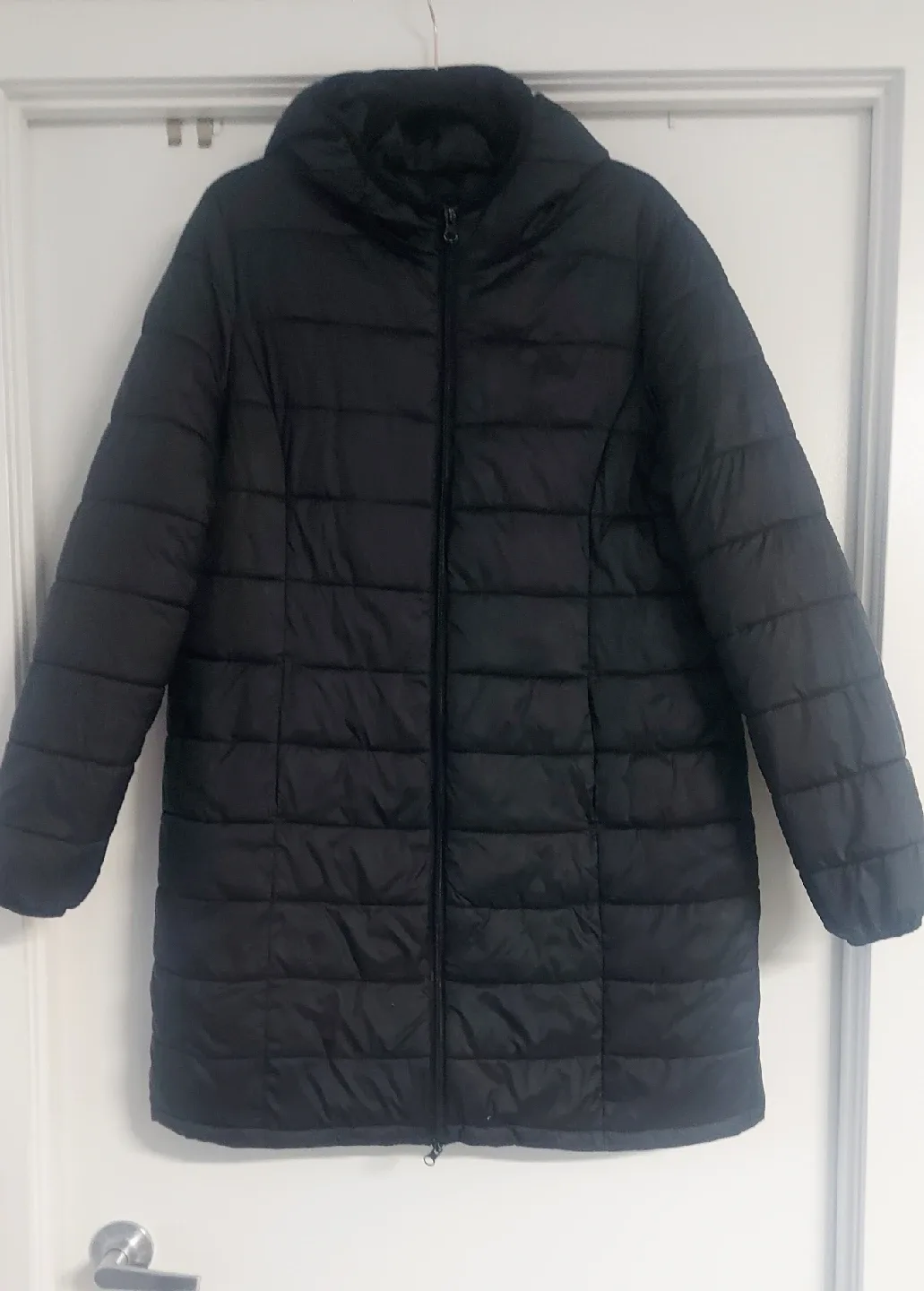 Black Puffer Jacket - XL thumbnail