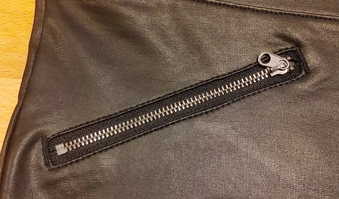 Black Faux Leather Leggings image indicator(8)