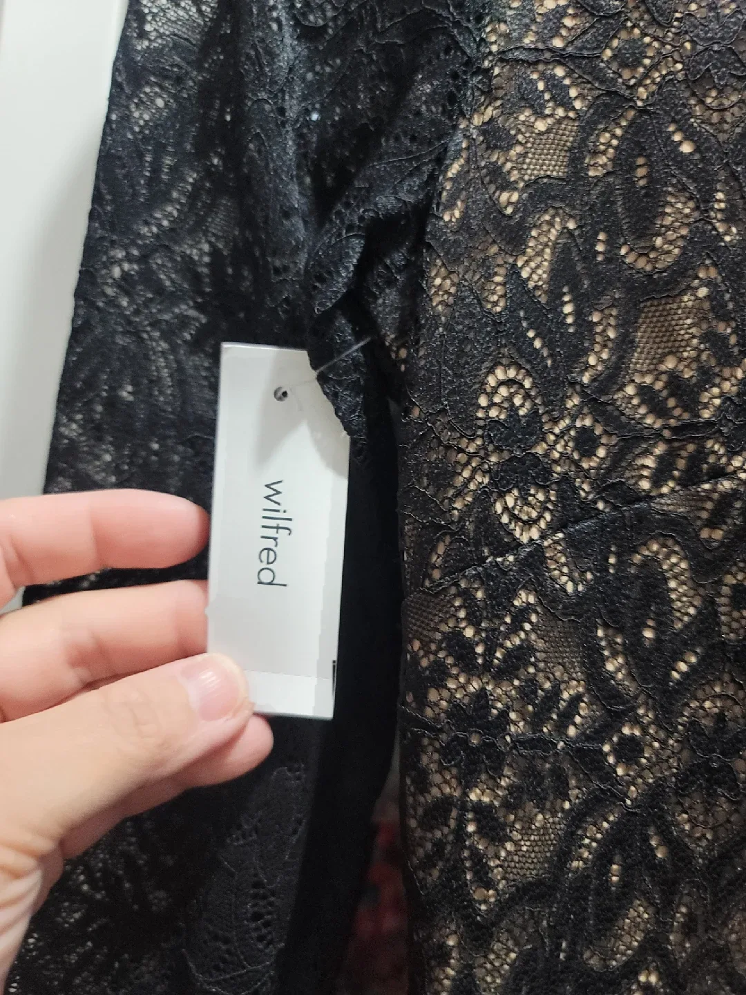 Wilfred Rowland Black Lace Dress - Size 2 image indicator(6)