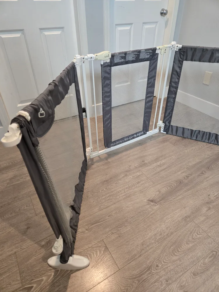 Infant toddler custom fit baby gate mesh image indicator(3)