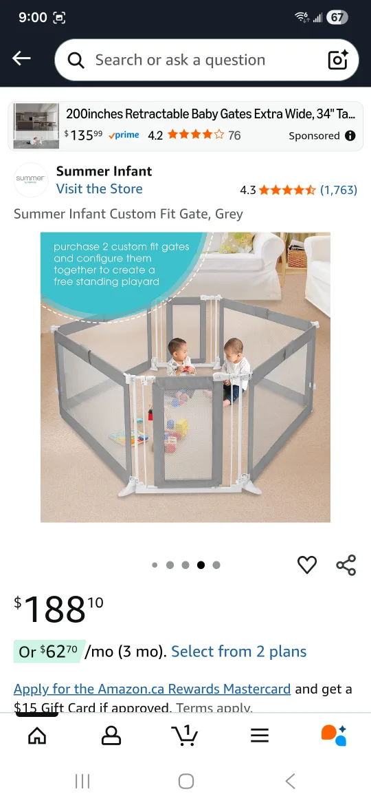 Infant toddler custom fit baby gate mesh image indicator(9)