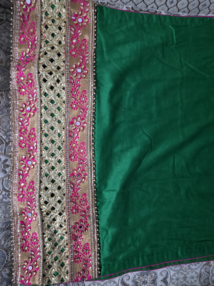 Green Embroidered Salwar Kameez Suit - photo 4