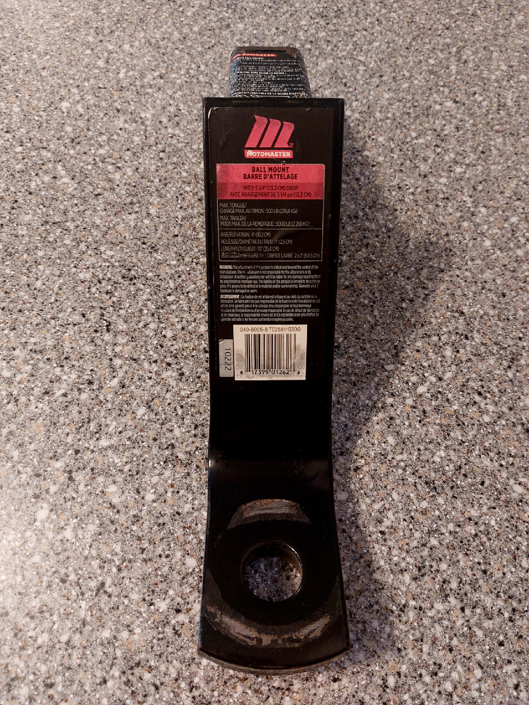 Motomaster Ball Mount with 5 1/4" Drop - photo 4