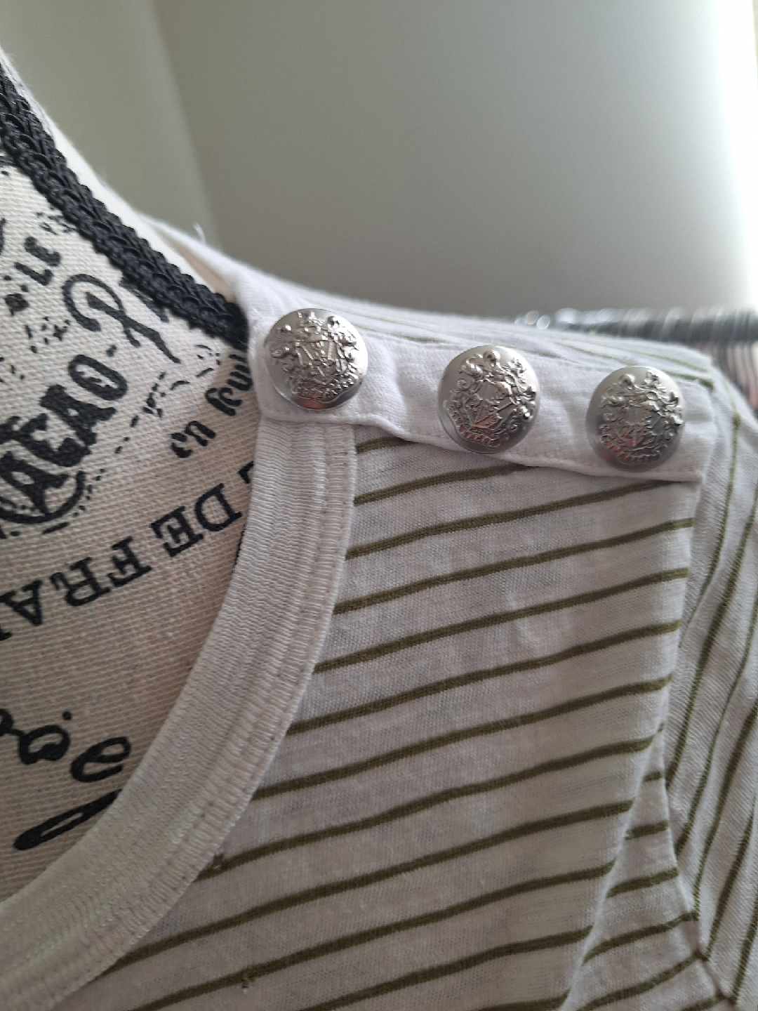 Veronica Beard Jeans Striped Top - Size Small
